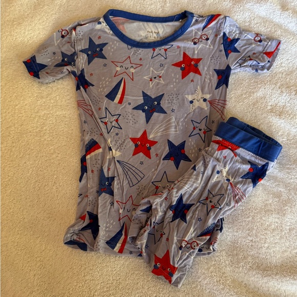Little Sleepies Stars and Stripes Short Set - Picture 1 of 3
